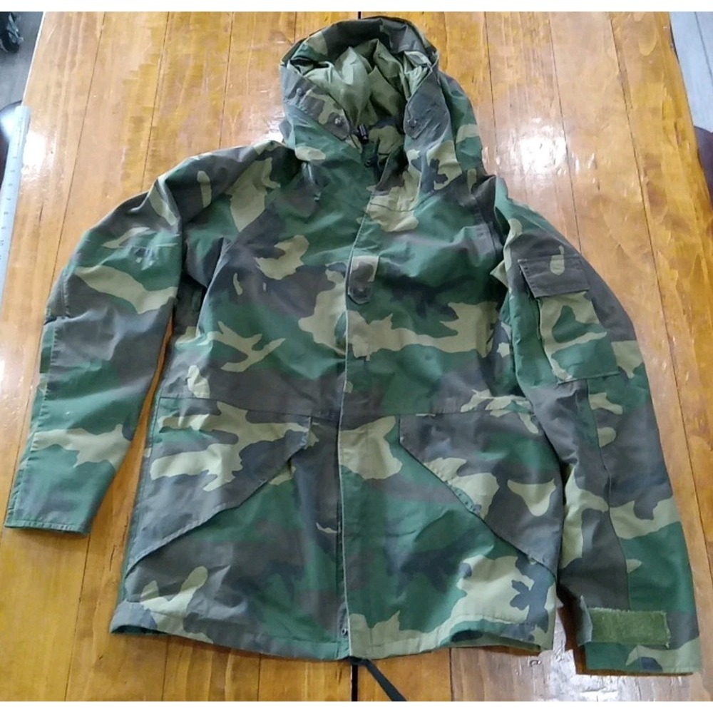VTG US Military Camouflage Cold Weather Parka Mens L